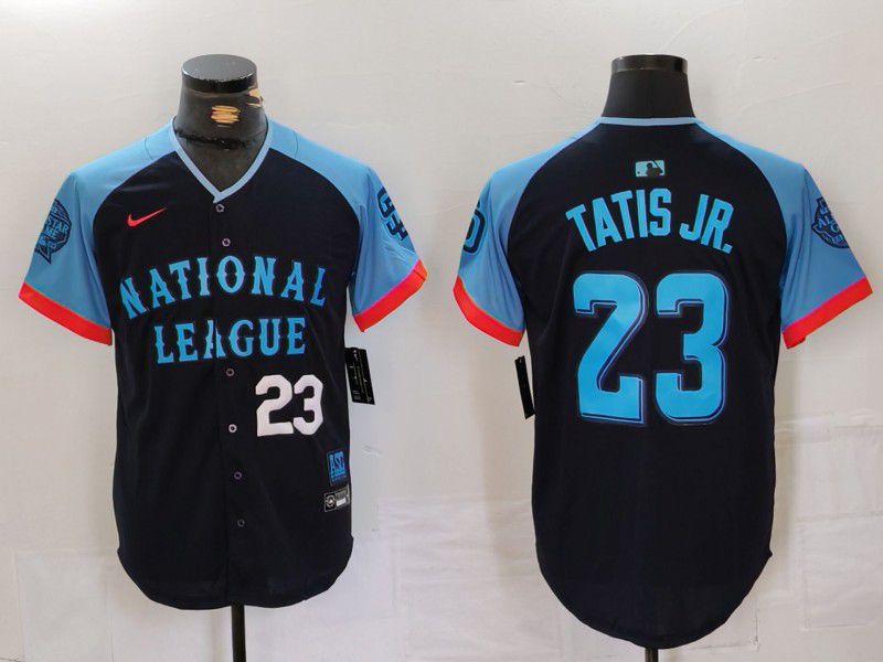 Men San Diego Padres #23 Tatis jr Blue All star 2024 Nike MLB Jersey style 5->san diego padres->MLB Jersey